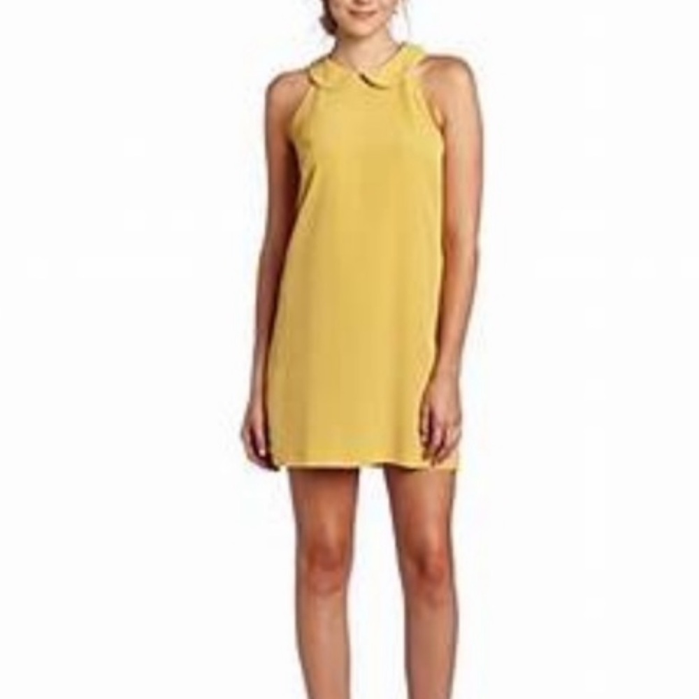 NWT BCBGeneration Yellow Sleeveless Dress
